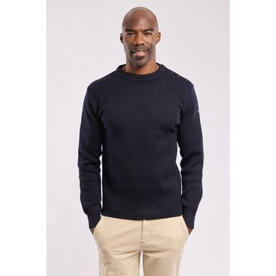 Pull marin à boutons uni col rond FOUESNANT ARMOR-LUX