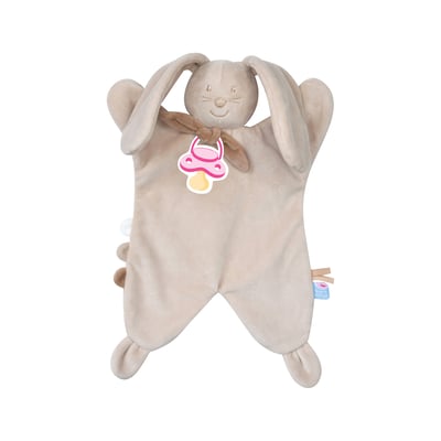 Doumou tetinou xl lapin velours doux beige SUCRE D'ORGE