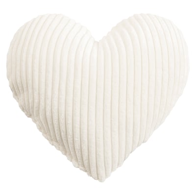 Coussin petit cœur velours cotelé SHARA SMALL HEART MAGMA HEIMTEX