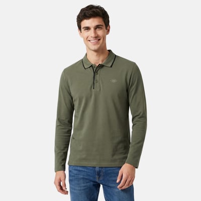 Polo manches longues, patte de boutonnage CLUB HOUSE LEE COOPER