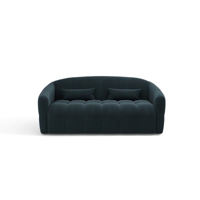 Canapé convertible express 140cm 3 places en velours NORA SIA HOME