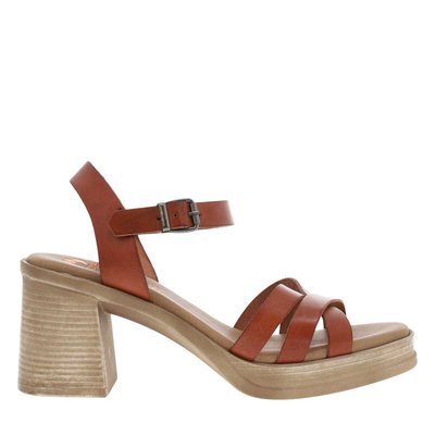 Sandales cuir talon décroché haut PORRONET