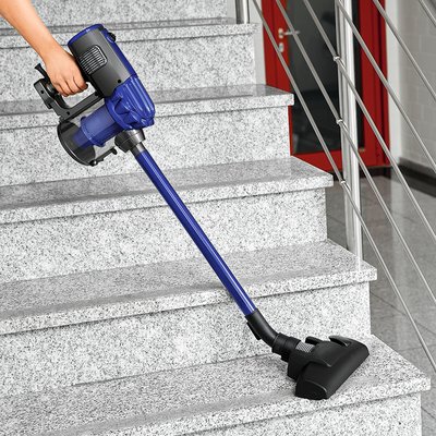 Aspirador 2 em 1 sem saco, 600W, azul, da Clatronic CLATRONIC