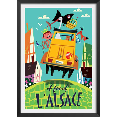 Poster de l'alsace en dodoche HEXOA