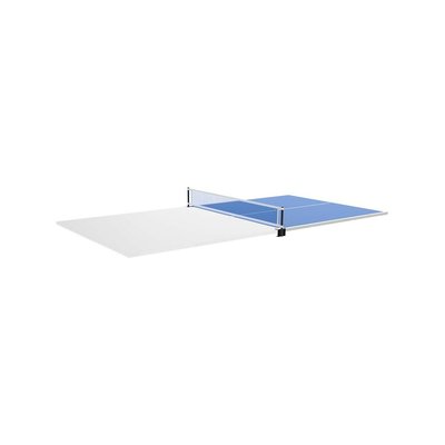 Plateau 2 en 1 dinatoire et Ping Pong pour billard convertible table 8 personnes Arizona Blanc laqué JARDINDECO