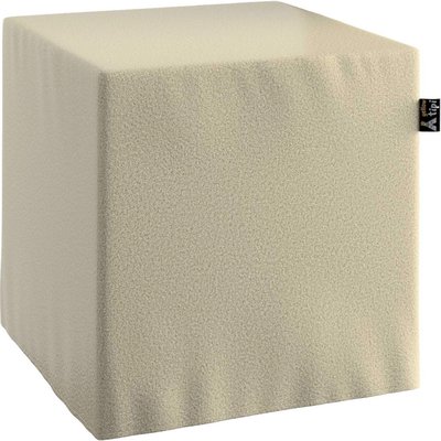 Pouf carré en polyester, Boucle RECOLLECTION