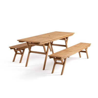 Set de salon de jardin acacia, Méla LA REDOUTE INTERIEURS