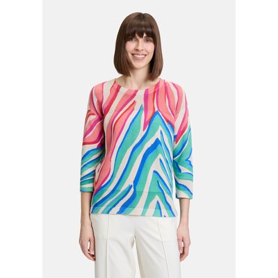 Pull-over en fine maille à imprimé BETTY BARCLAY