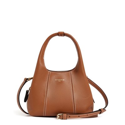 Sac à main mini en cuir grainé JULIETTE LE TANNEUR