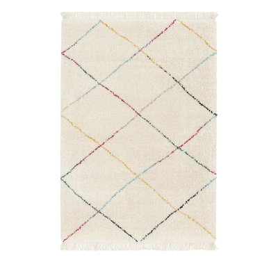Tapis d’inspiration berbère à losanges colorés- BILO DRAWER