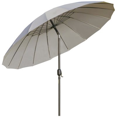 Parasol de terrasse Métal Gris clair OUTSUNNY