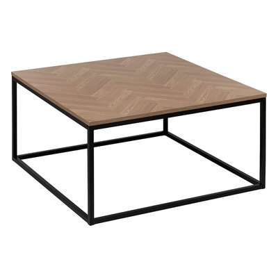 Table basse en bois et métal CHEVRONS ATMOSPHERA