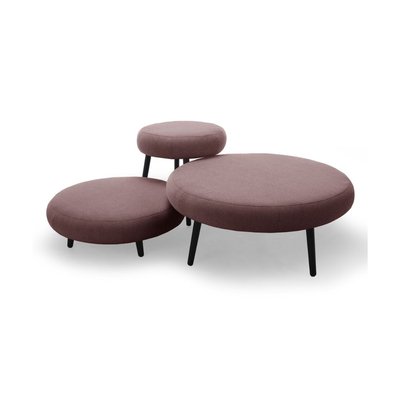 Pouf tissu lisse, EDEN BOBOCHIC