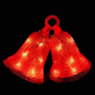 Cloches lumineuses extérieures H21cm 25 LED à piles FEERIC LIGHTS & CHRISTMAS