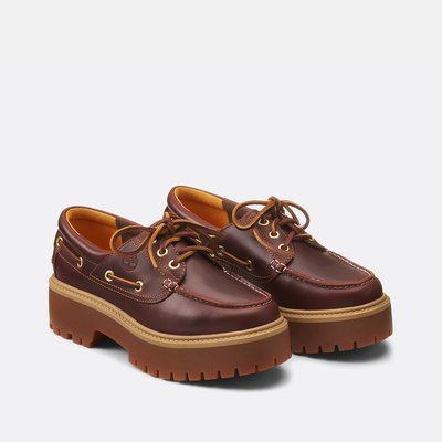 Derbies compensées en cuir Stone Street TIMBERLAND