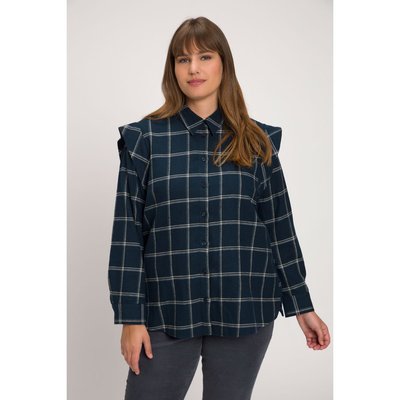 Chemisier, carreaux, col chemise ULLA POPKEN