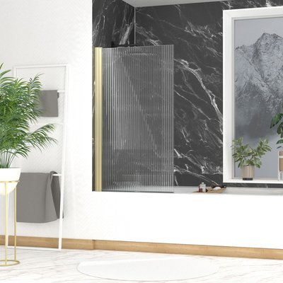 Pare baignoire en verre ondulé HOME MAISON