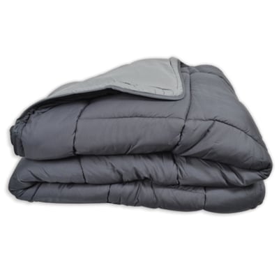 Couette chaude microfibre bicolore 400 gr/m2 TOISON D OR