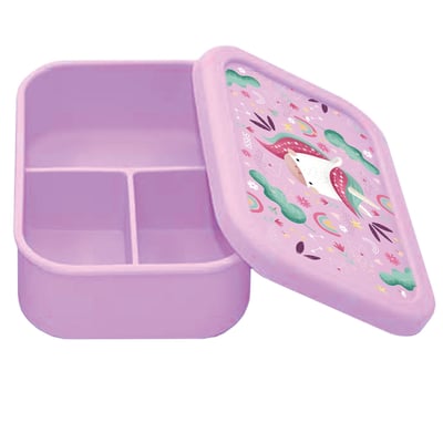 Boîte à lunch en silicone Chompy le lion SASSI JUNIOR
