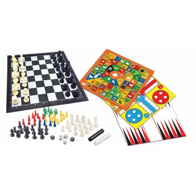 Jeux de société avec pions magnétiques – coffret 8 jeux en 1 LEXIBOOK