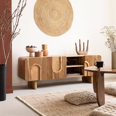 Meuble TV en bois d'acacia  TILIO MADE IN MEUBLES 