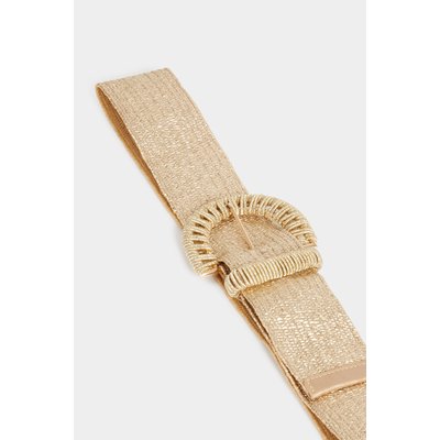 Ceinture élastiquée métallisée MORGAN