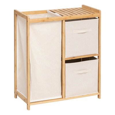 Etagère Bambou  panier à linge et paniers de rangement ATMOSPHERA