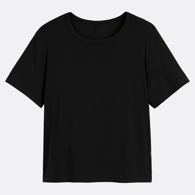 Tee shirt col rond manches courtes LA REDOUTE COLLECTIONS