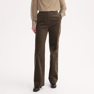 Pantaloni larghi, velluto ANNE WEYBURN