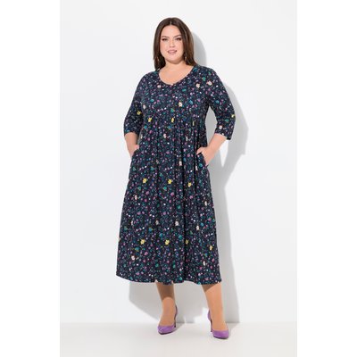Robe en jersey coupe évasée, motif cachemire ULLA POPKEN