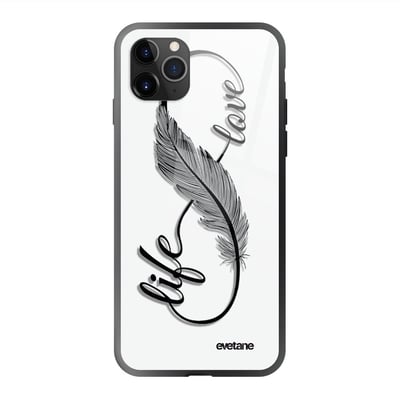 Coque en verre trempé iPhone 11 Pro EVETANE