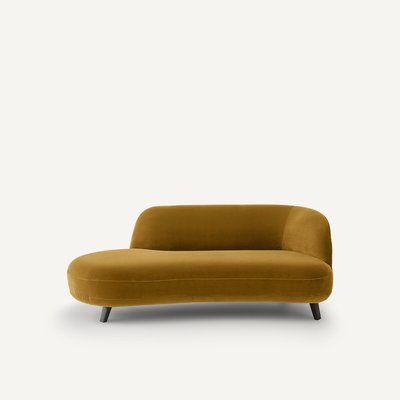 Divano Dormeuse velluto, design Rosebury E.Gallina AM.PM