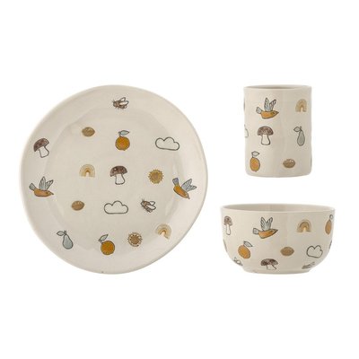 Set de vaisselle enfants grès  Agnes BLOOMINGVILLE