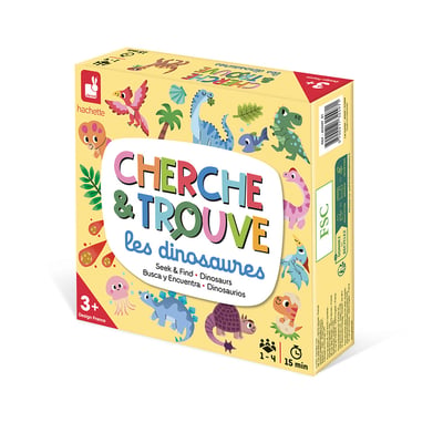 Jeu Éducatif Cherche Et Trouve Les Dinosaures JANOD