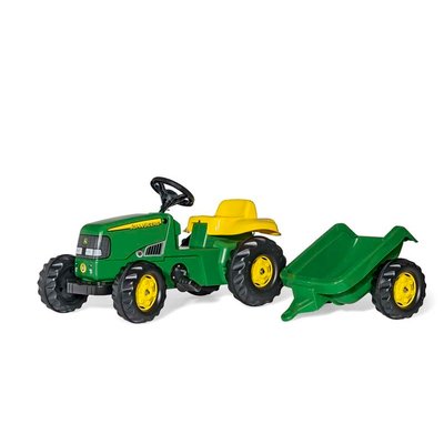 RollyKid John Deere avec remorque ROLLY TOYS