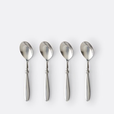 Confezione da 4 cucchiaini con caffè inox, RAKINEN LA REDOUTE INTERIEURS