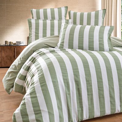 Parure housse de couette gaze de coton + 2 taies 50x70 cm ARTHUR LOFT SENSEI MAISON