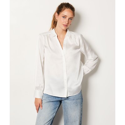 Chemisier blanc manche courte La Redoute