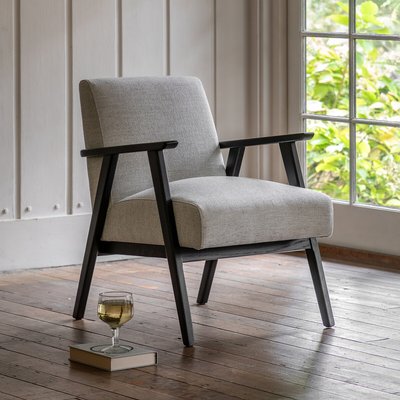 Berlin Mid-Century Armchair with Solid Wood Frame ÉDITÉ