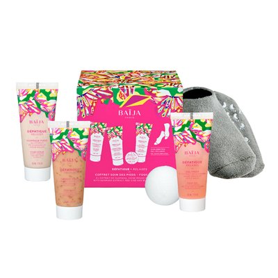 Coffret Soin des Pieds à l'extrait de Guarana, Vigne rouge et Petit Houx - JOLLY FEET BAIJA