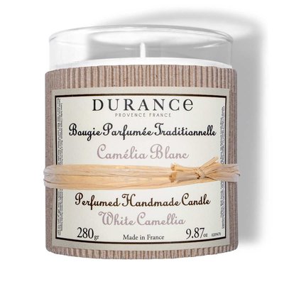 Grande bougie parfumée CAMÉLIA BLANC DURANCE