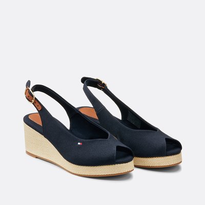 Sandalias de cuña slingback Flag TOMMY HILFIGER