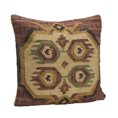 Housse de coussin jute motif kelim MADAM STOLTZ