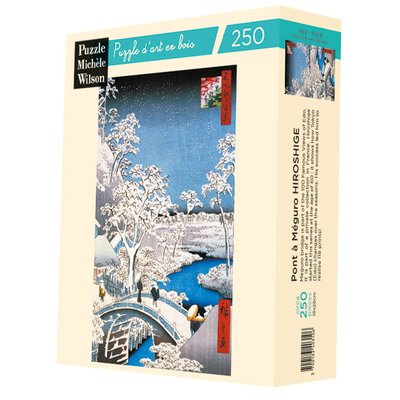 Le Pont à Meguro de Hiroshige PUZZLE MICHELE WILSON