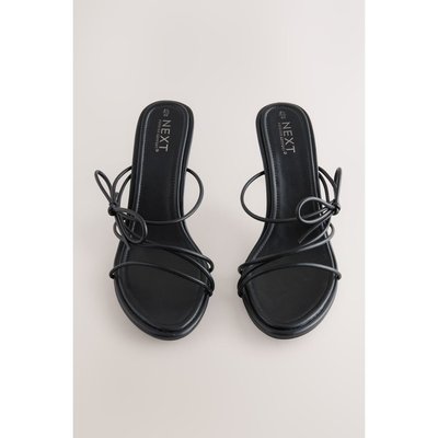 Mules à brides fines et nœud NEXT