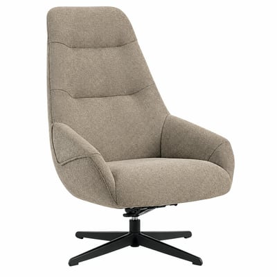 Fauteuil relax pivotant en tissu IENA PIER IMPORT