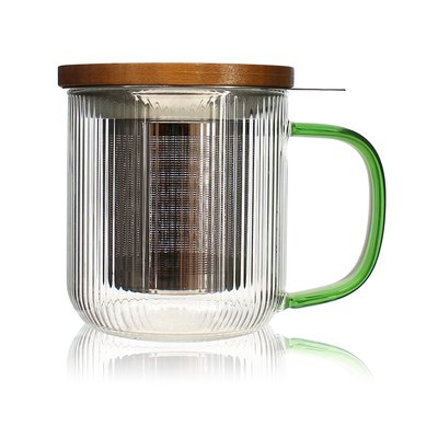 Tisanière en verre et anse 300ml, KARL OGO LIVING