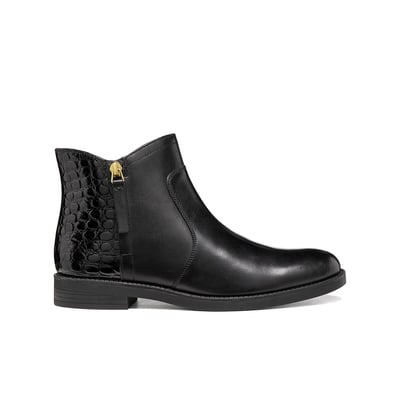 Bottines zippées en cuir, ESMEENA GEOX
