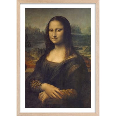 Affiche La joconde par Leonard De Vinci HEXOA