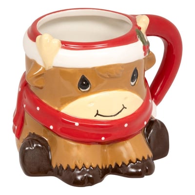 Mug forme renne de Noël 35cl ATMOSPHERA